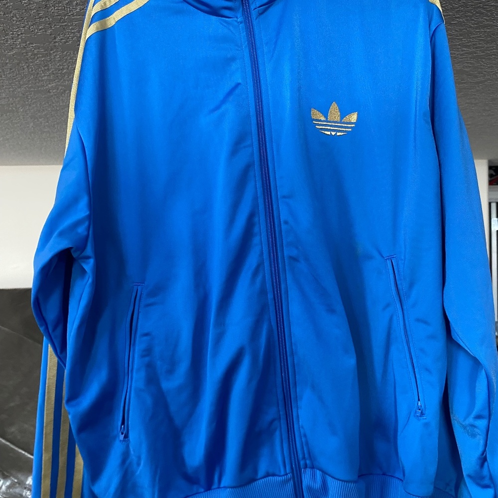Large adidas track jacket